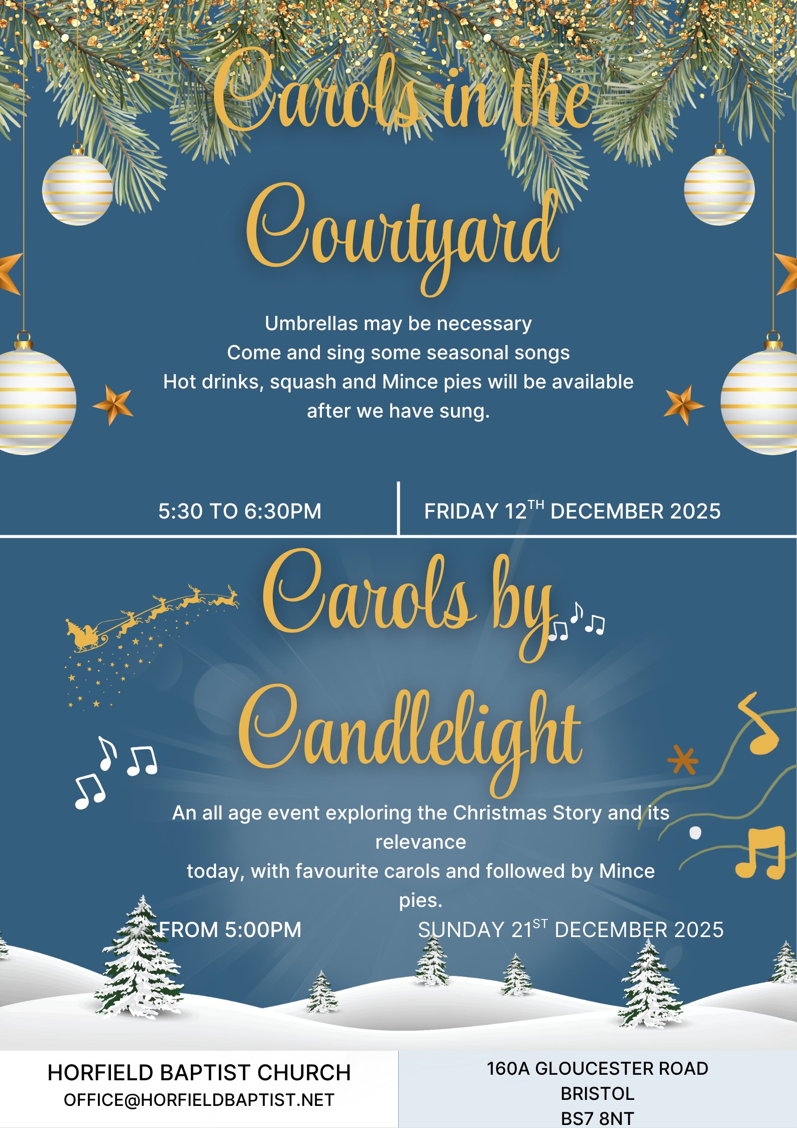 CAROLS IN THE COURTYARD